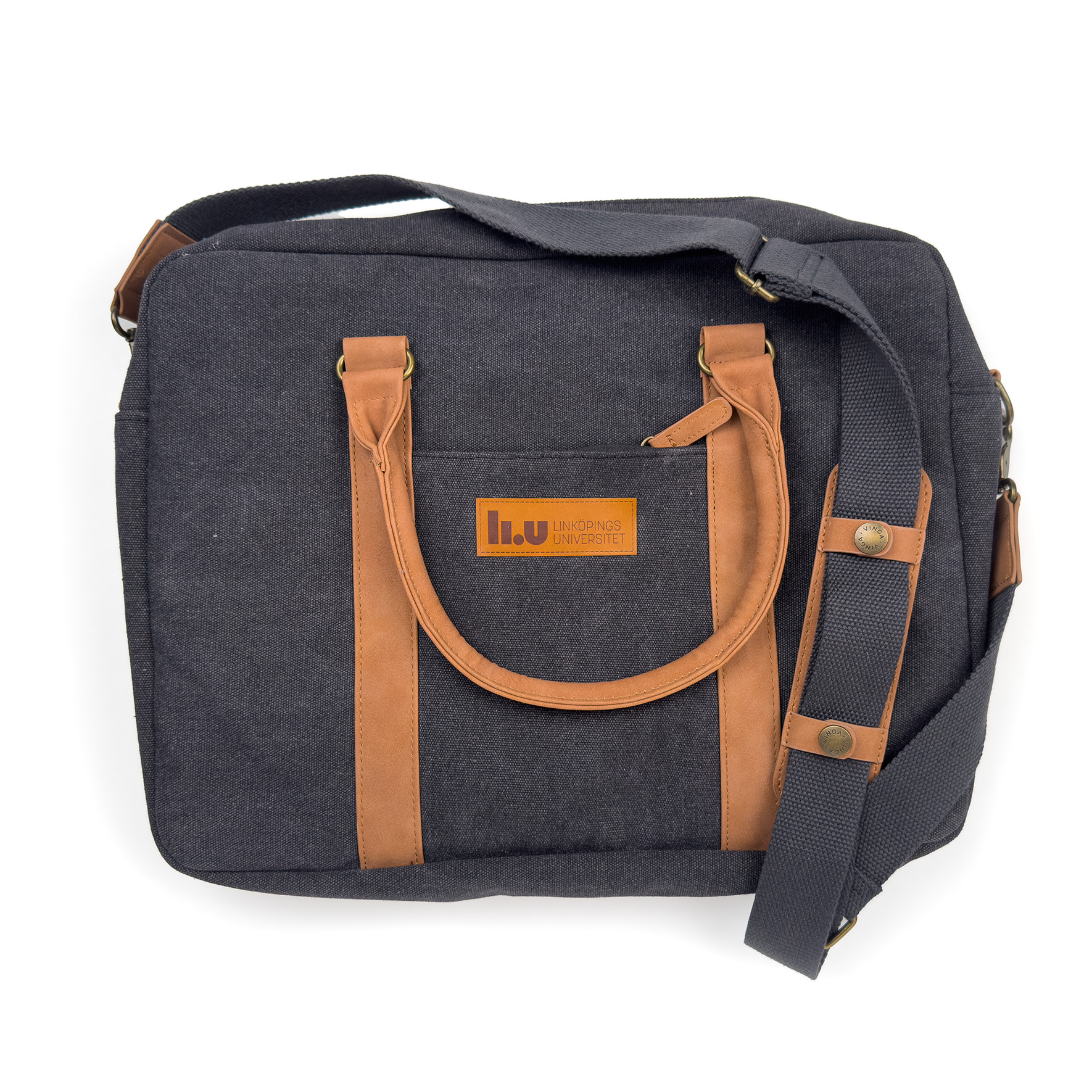 LIU Datorväska Bosler canvas svart