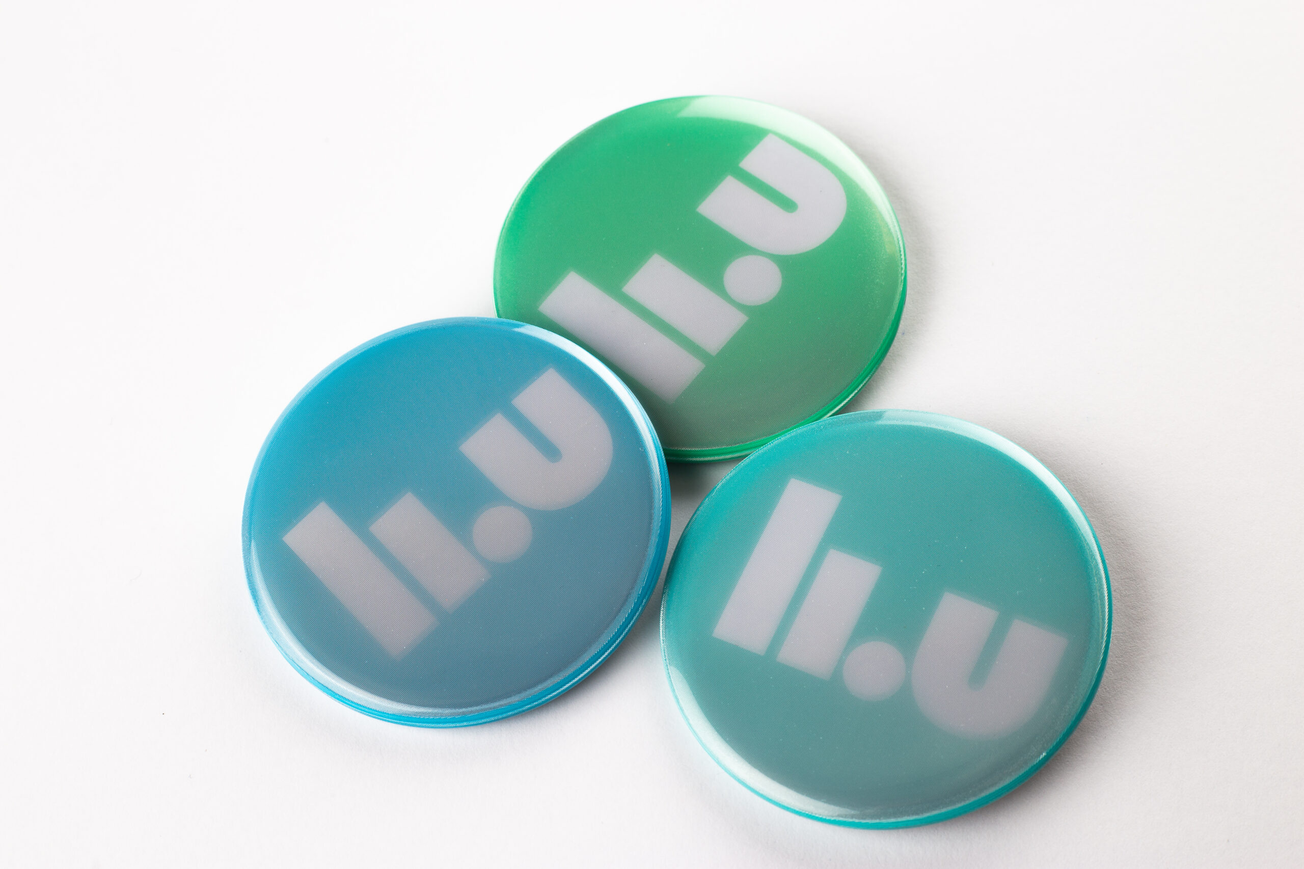 Reflexknappar, blandade färger LIU